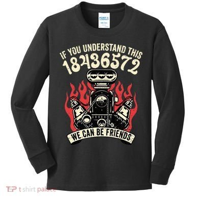 18436572 Firing Order Kids Long Sleeve Shirt