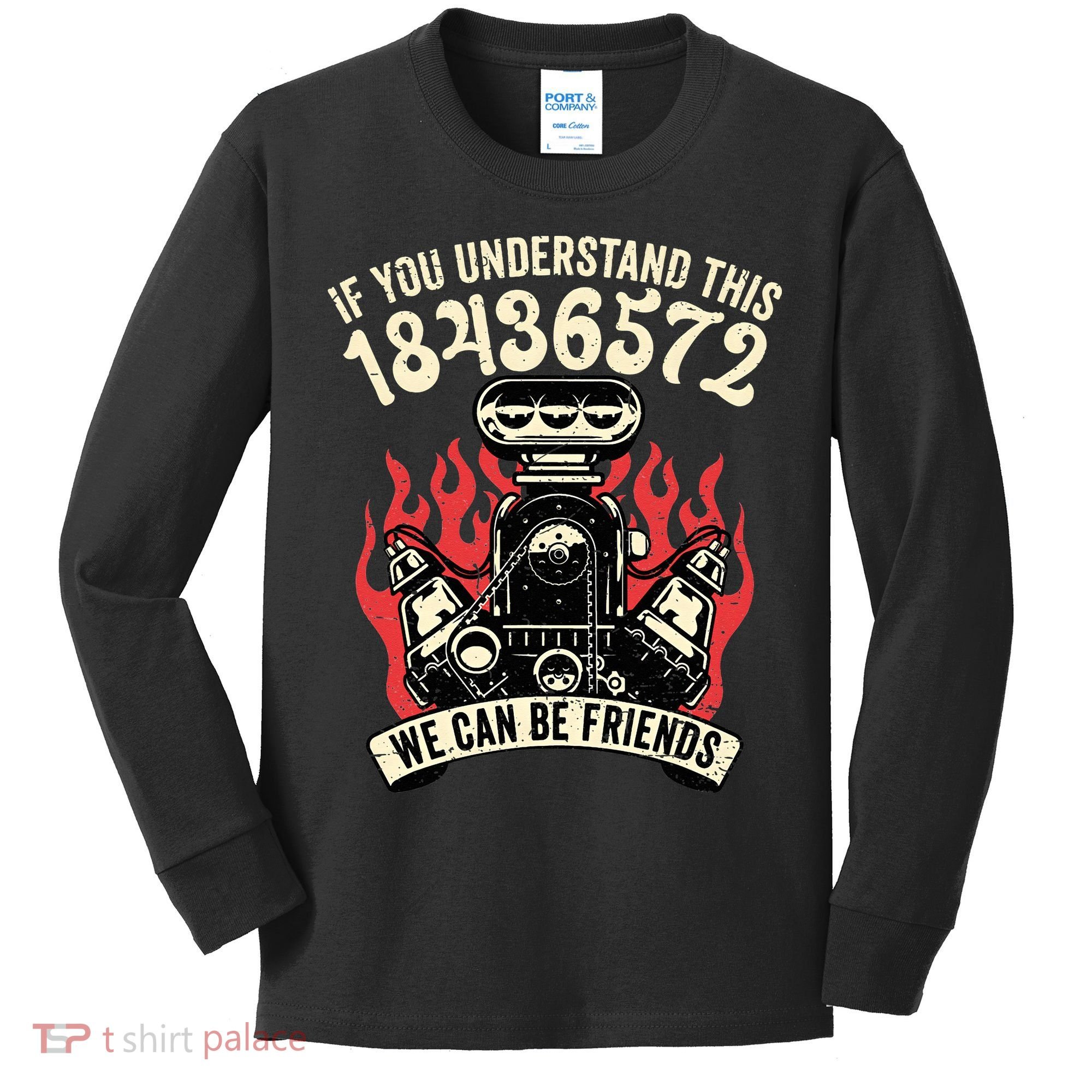 18436572 Firing Order Kids Long Sleeve Shirt