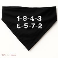 18436572 Firing Order Numbers Funny USA-Made Doggie Bandana thumb 0