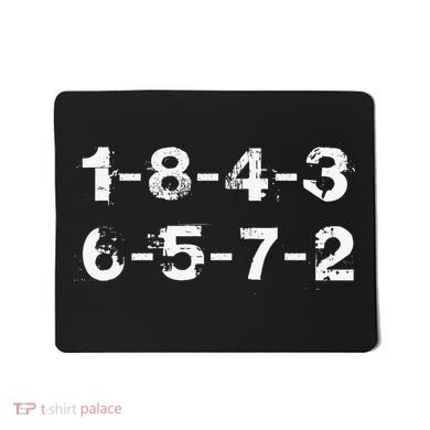 18436572 Firing Order Numbers Funny Mousepad