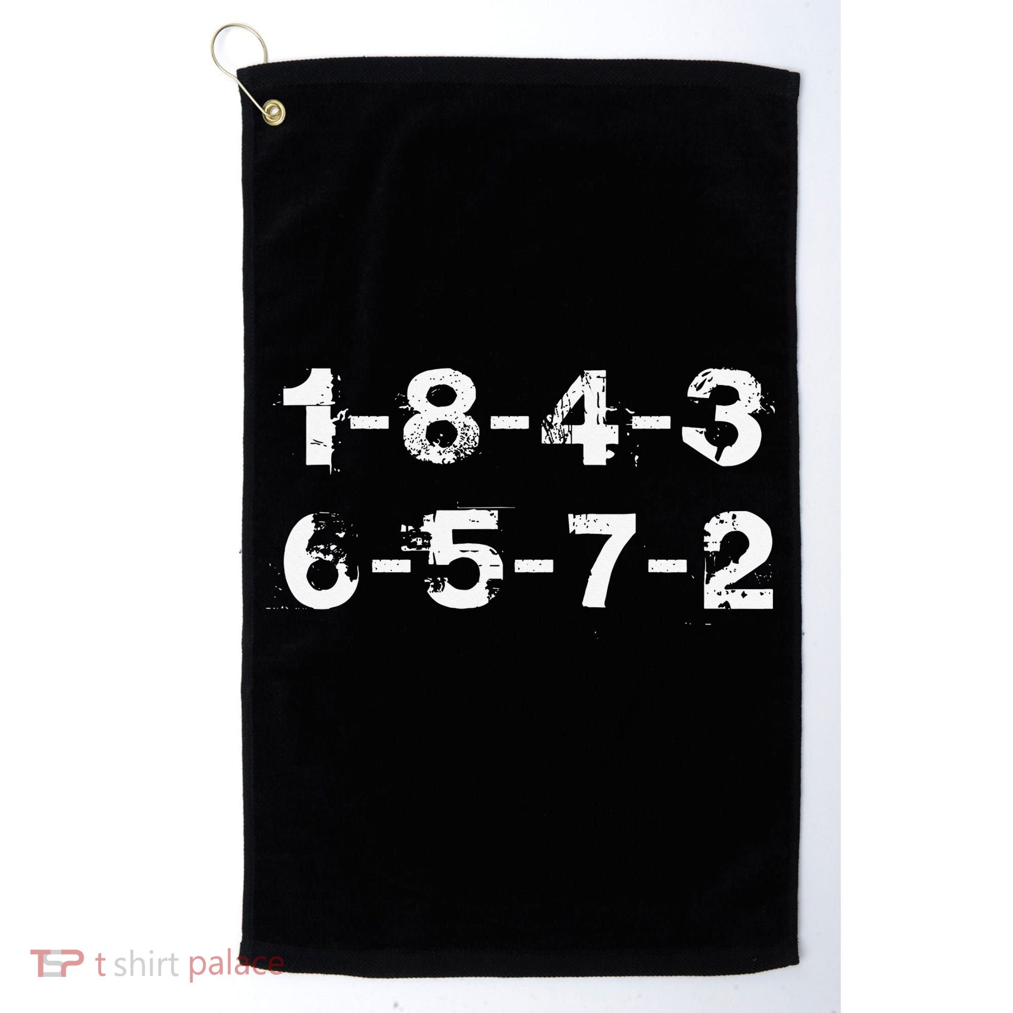 18436572 Firing Order Numbers Funny Golf Towel