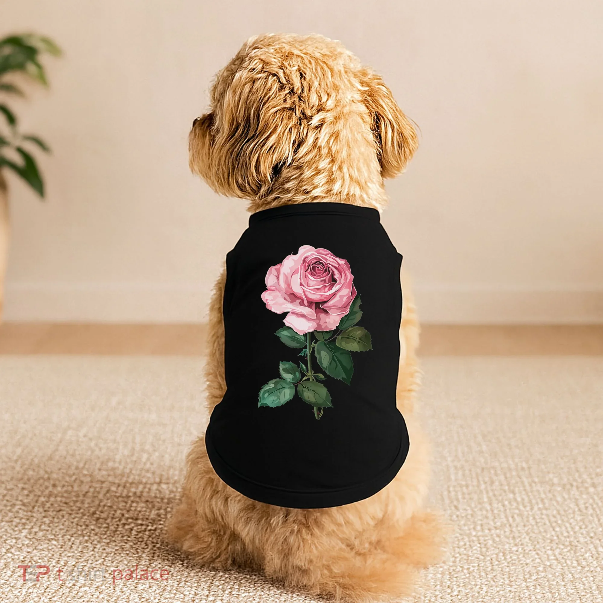 199 Flowers Rose Doggie Tank
