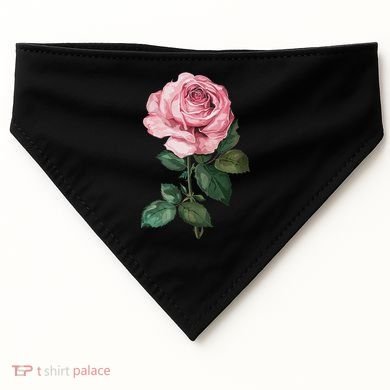 199 Flowers Rose USA-Made Doggie Bandana