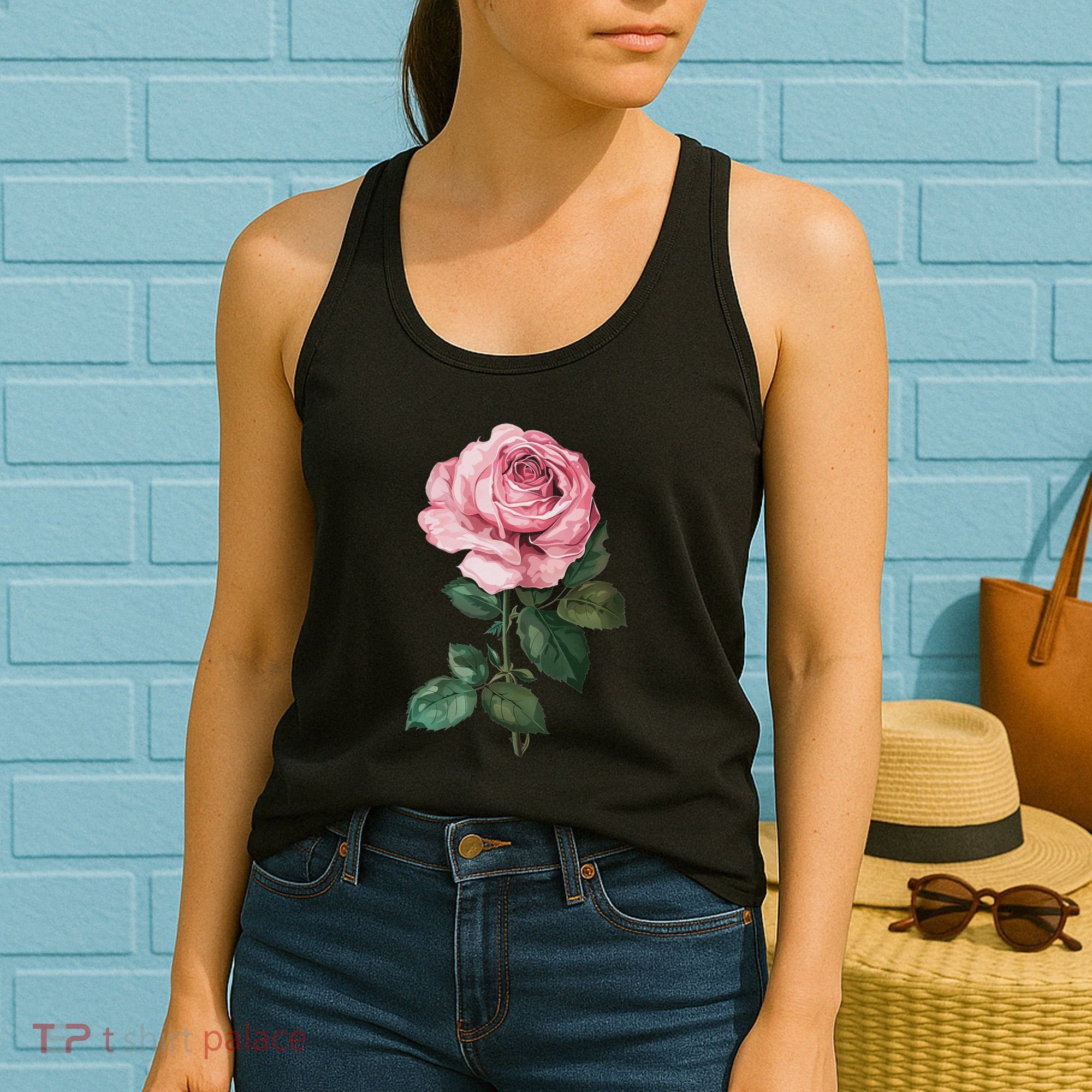 199 Flowers Rose Women's Tank Top