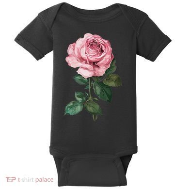 199 Flowers Rose Baby Bodysuit
