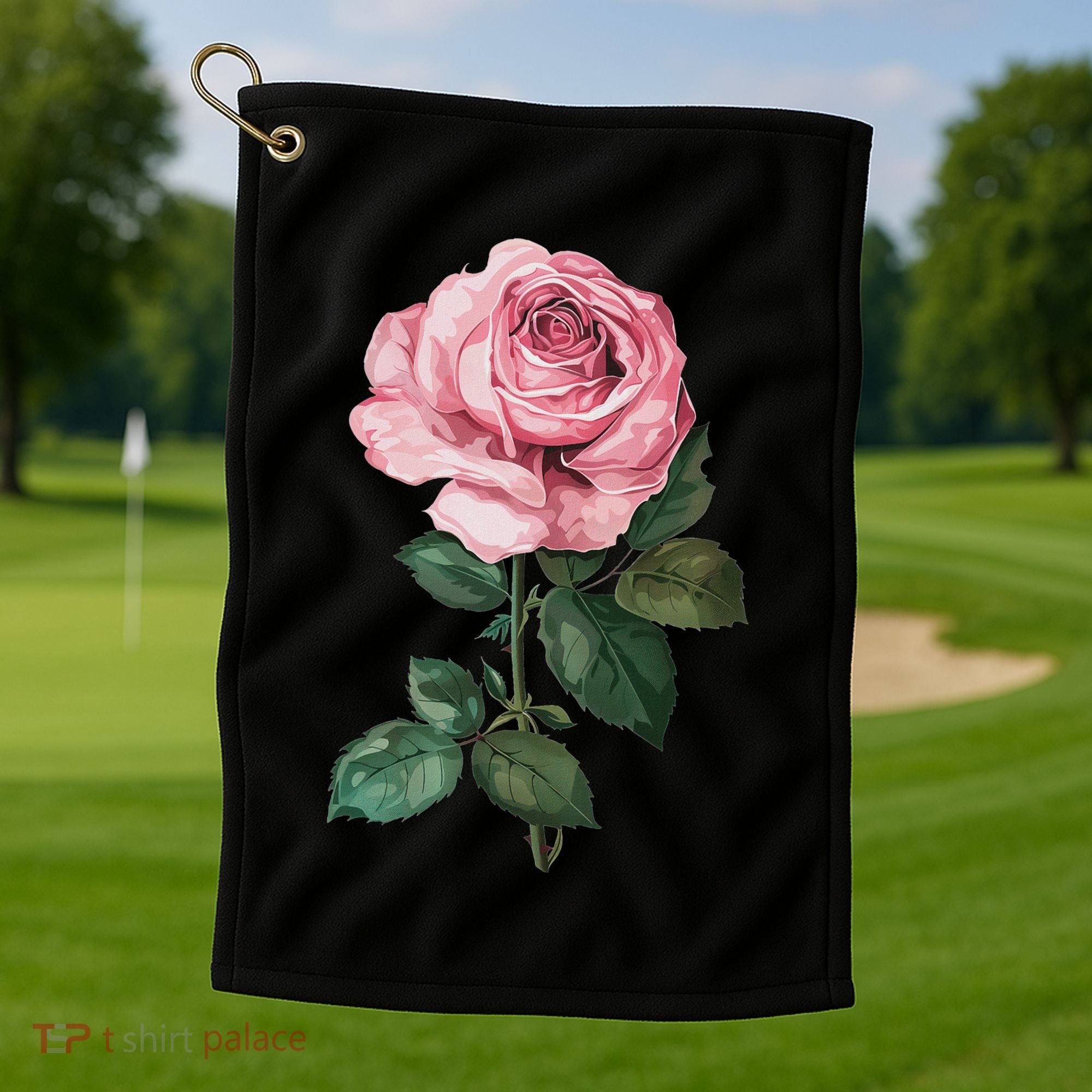 199 Flowers Rose Golf Towel