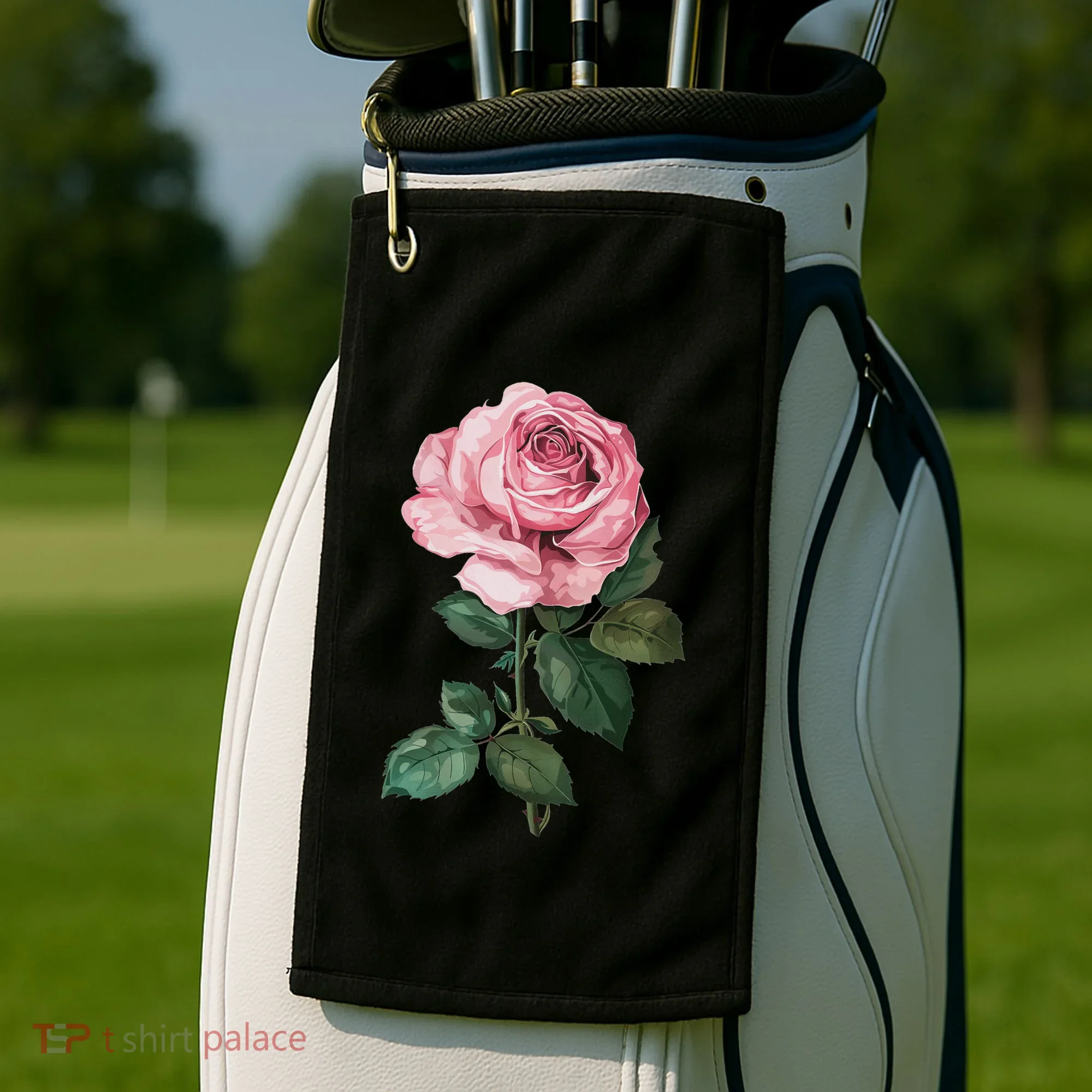 199 Flowers Rose Golf Towel