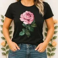 199 Flowers Rose Women's T-Shirt thumb 2