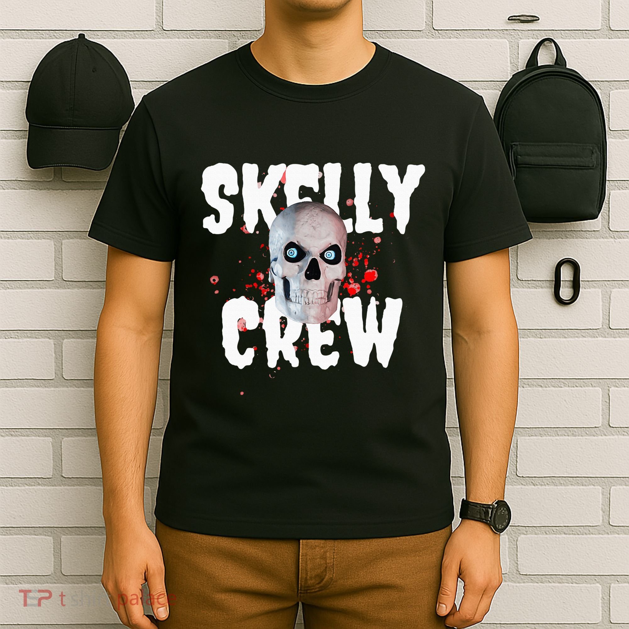 12 Foot Skeleton Club Skelly Crew T-Shirt