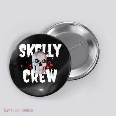 12 Foot Skeleton Club Skelly Crew Button