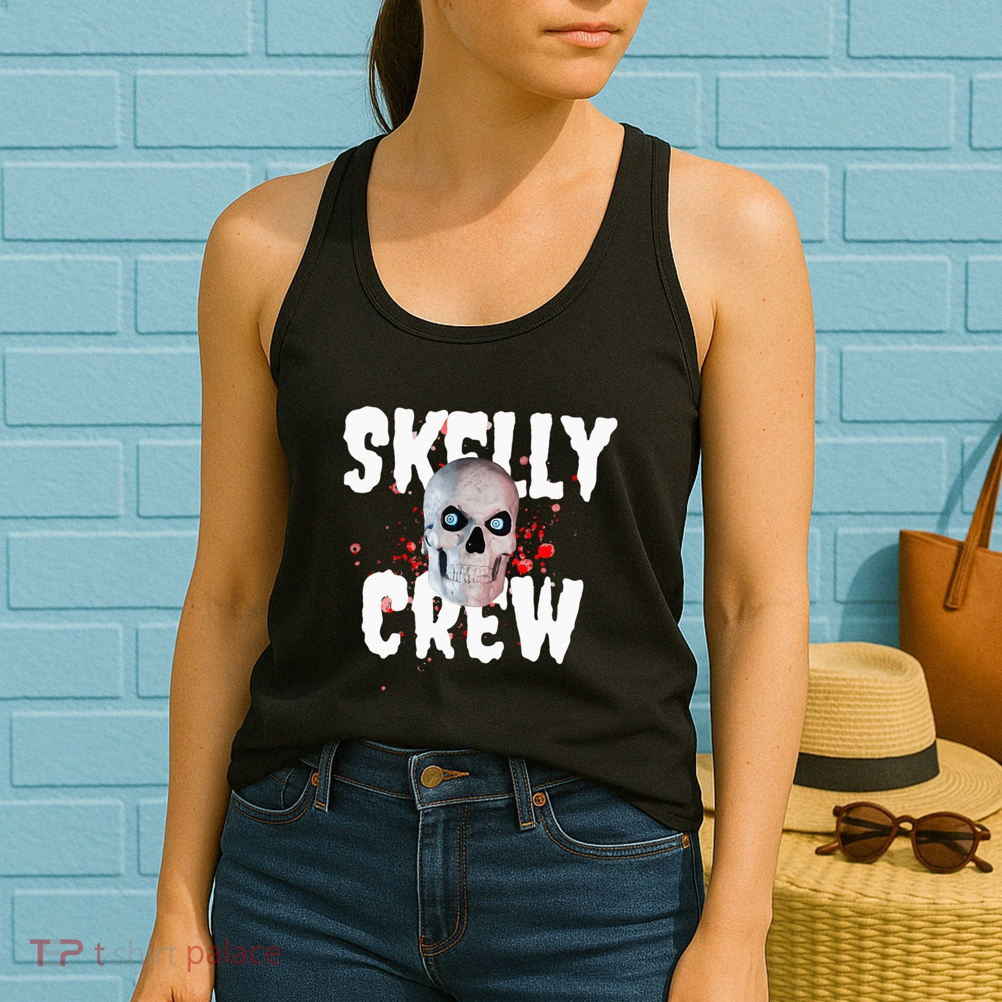 12 Foot Skeleton Club Skelly Crew Women's Tank Top