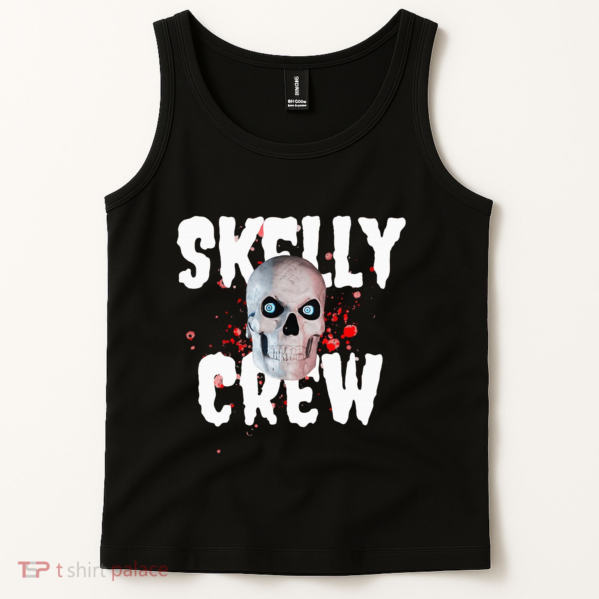 12 Foot Skeleton Club Skelly Crew Tank Top