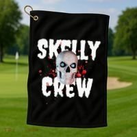 12 Foot Skeleton Club Skelly Crew Golf Towel thumb 1
