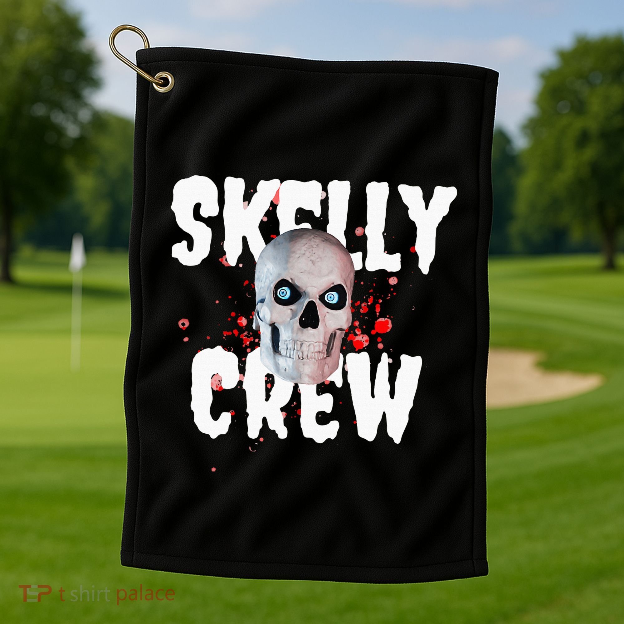 12 Foot Skeleton Club Skelly Crew Golf Towel
