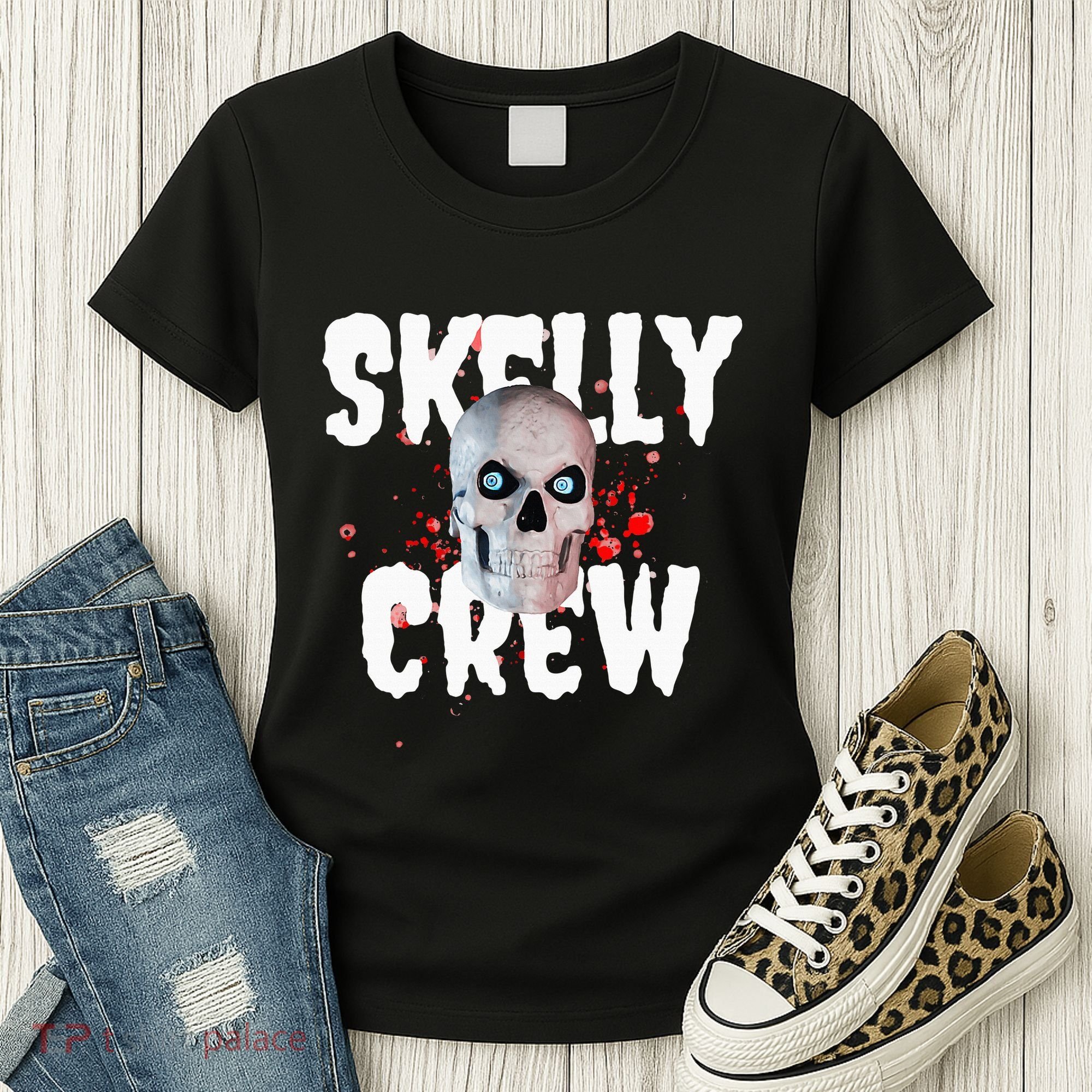 12 Foot Skeleton Club Skelly Crew Women's T-Shirt