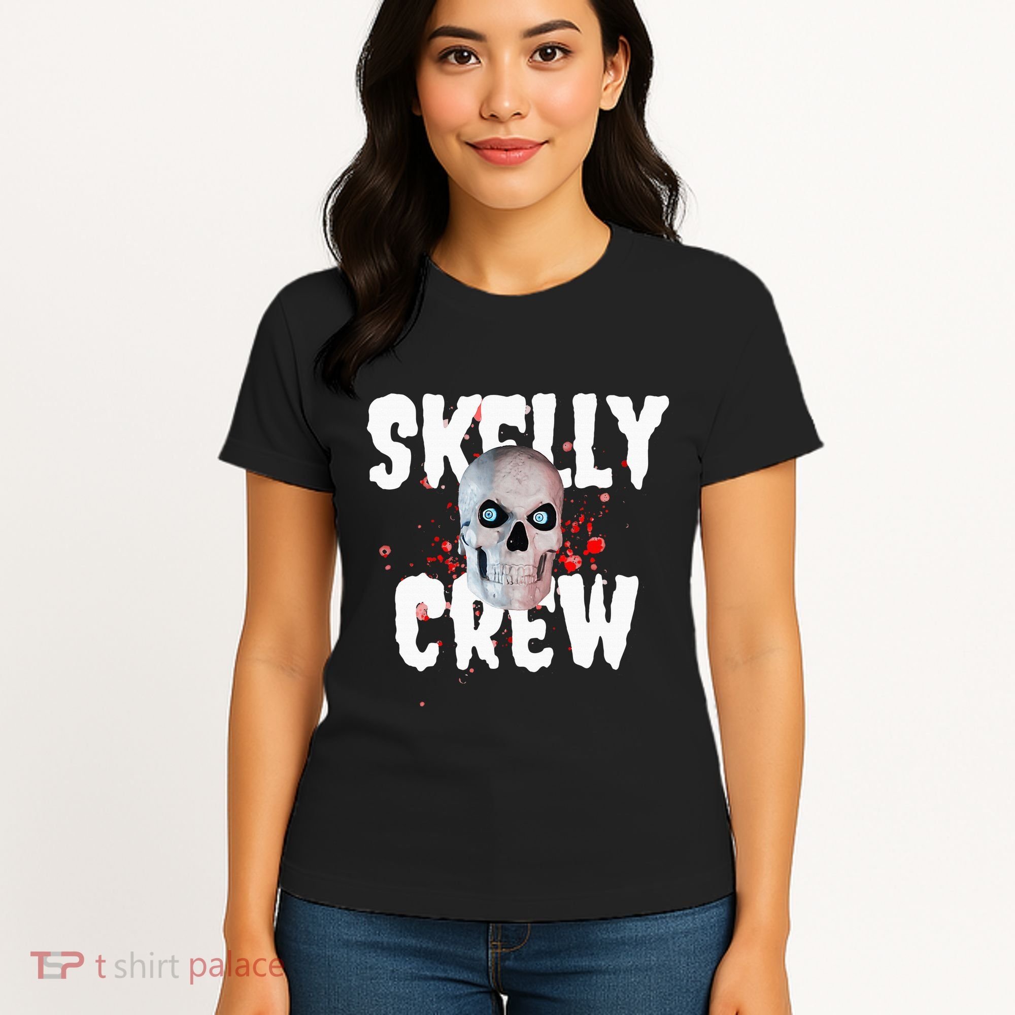 12 Foot Skeleton Club Skelly Crew Women's T-Shirt