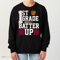 1st Grade Batter Up Women's Sweatshirt thumb 0