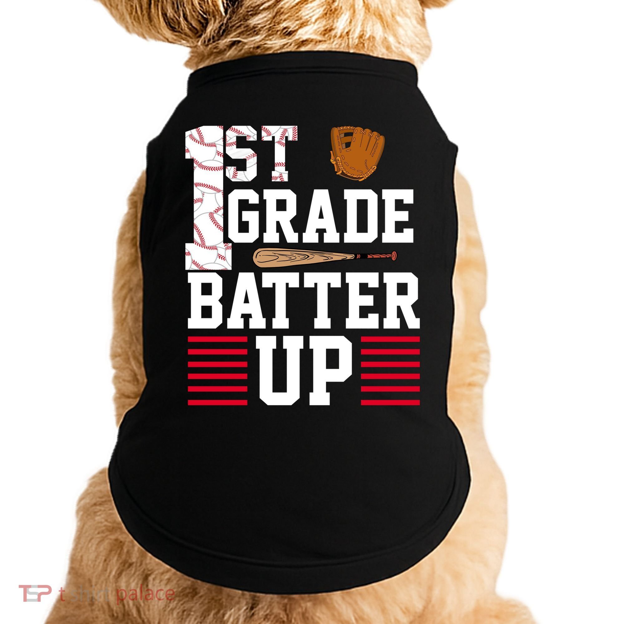 1st Grade Batter Up Doggie Tank