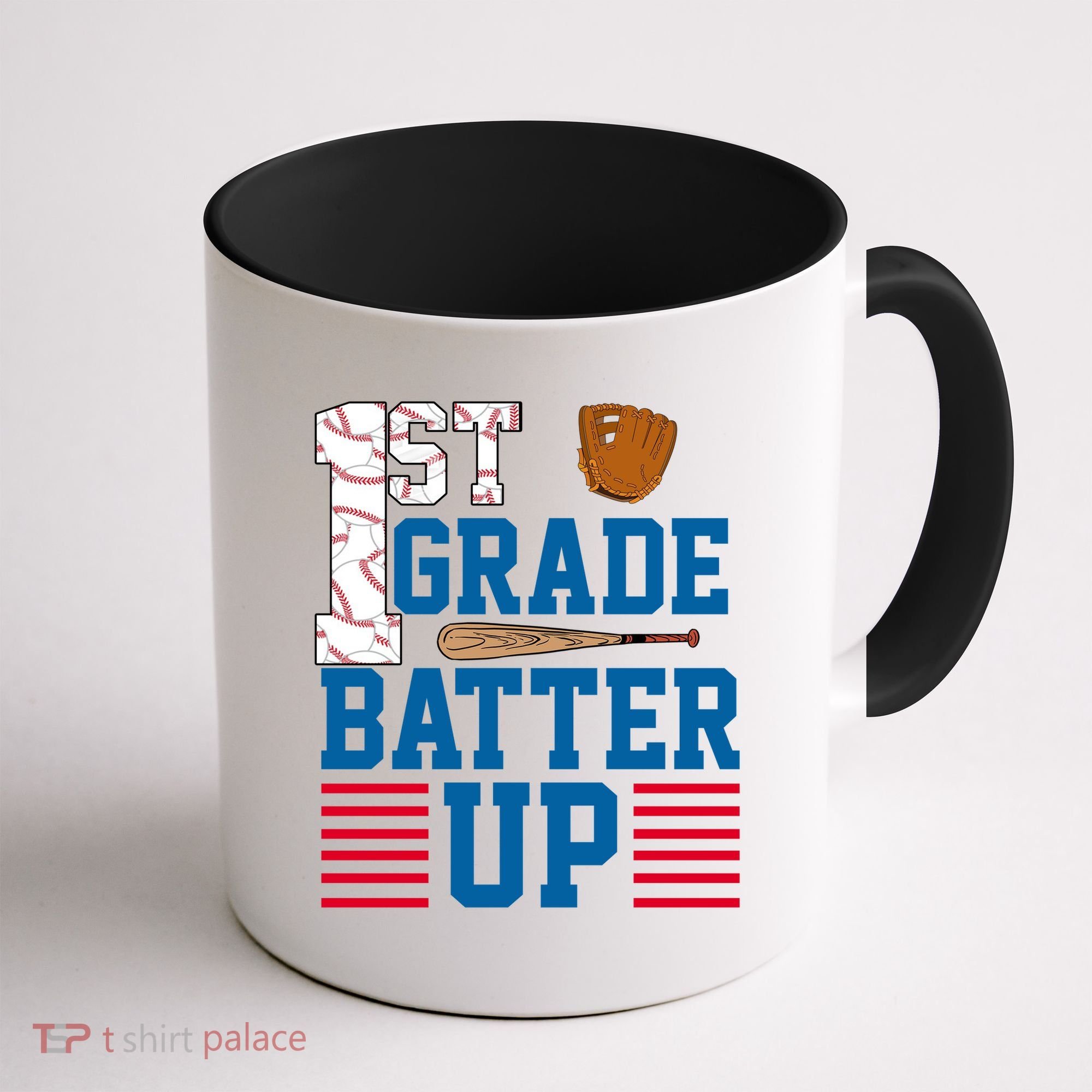 1st Grade Batter Up Coffee Mug
