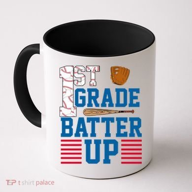 1st Grade Batter Up Coffee Mug
