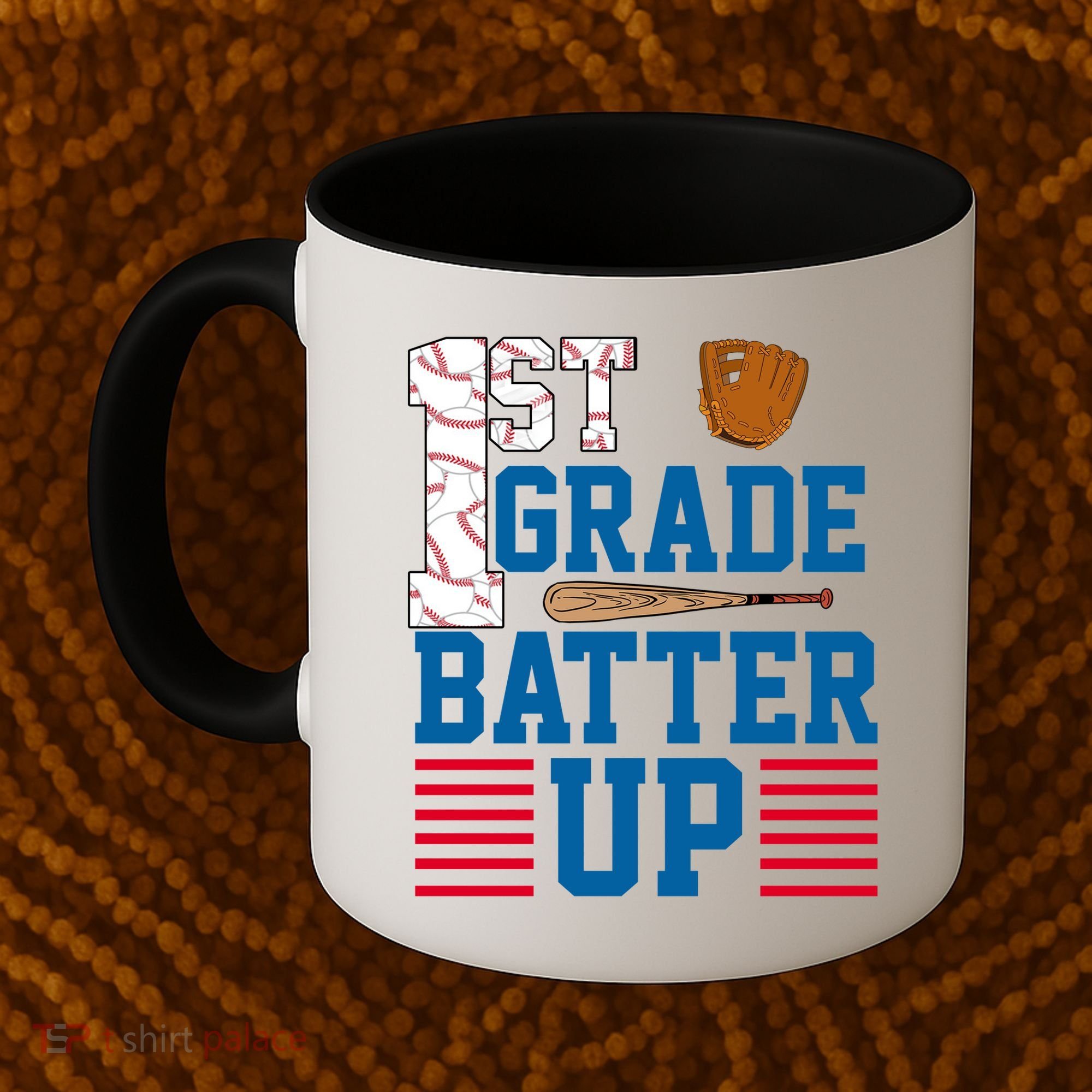 1st Grade Batter Up Coffee Mug