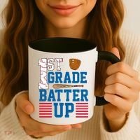1st Grade Batter Up Coffee Mug thumb 3