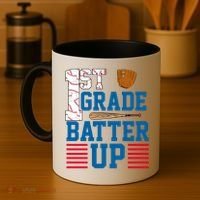 1st Grade Batter Up Coffee Mug thumb 4
