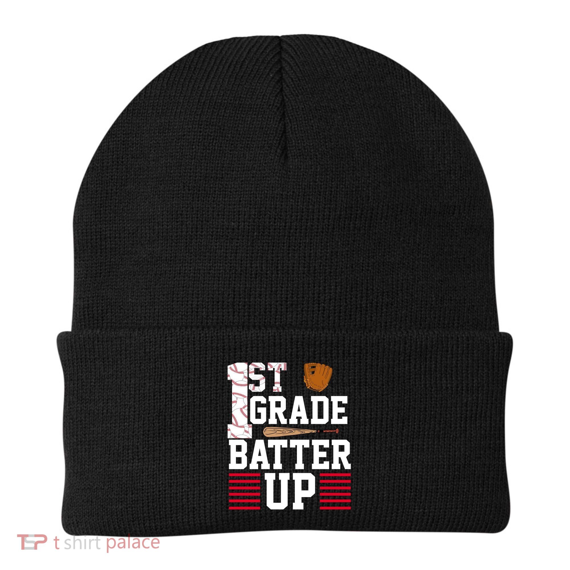 1st Grade Batter Up Beanie