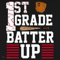 1st Grade Batter Up Pajama Set thumb 2