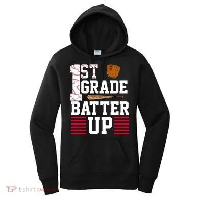 1st Grade Batter Up Women's Hoodie