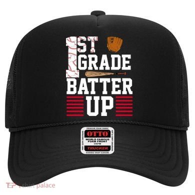 1st Grade Batter Up Hat
