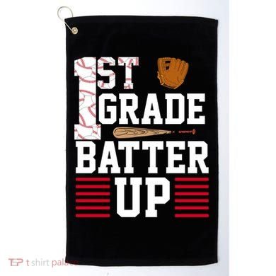 1st Grade Batter Up Golf Towel