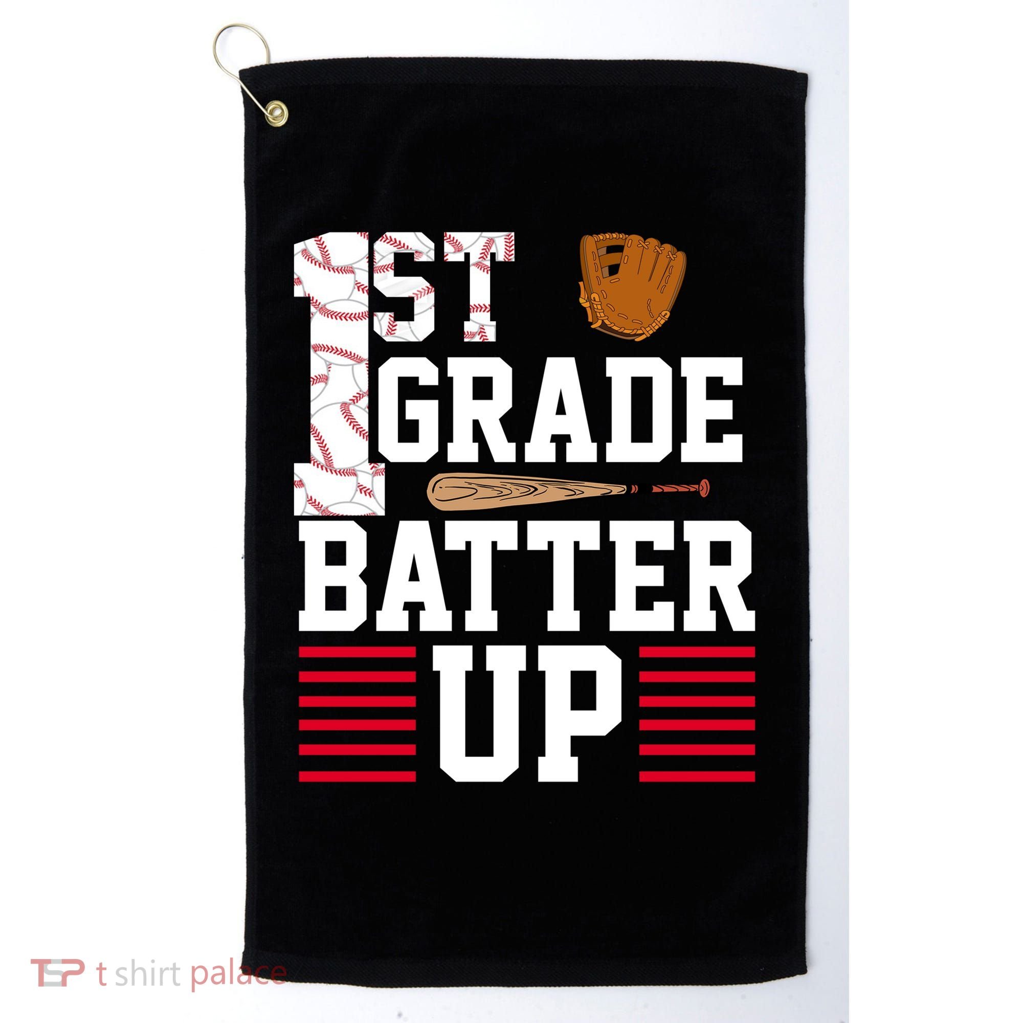 1st Grade Batter Up Golf Towel
