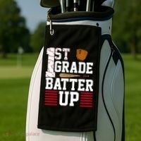 1st Grade Batter Up Golf Towel thumb 2