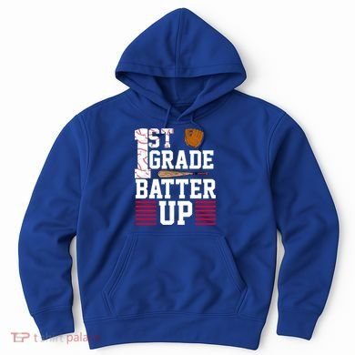 1st Grade Batter Up Hoodie