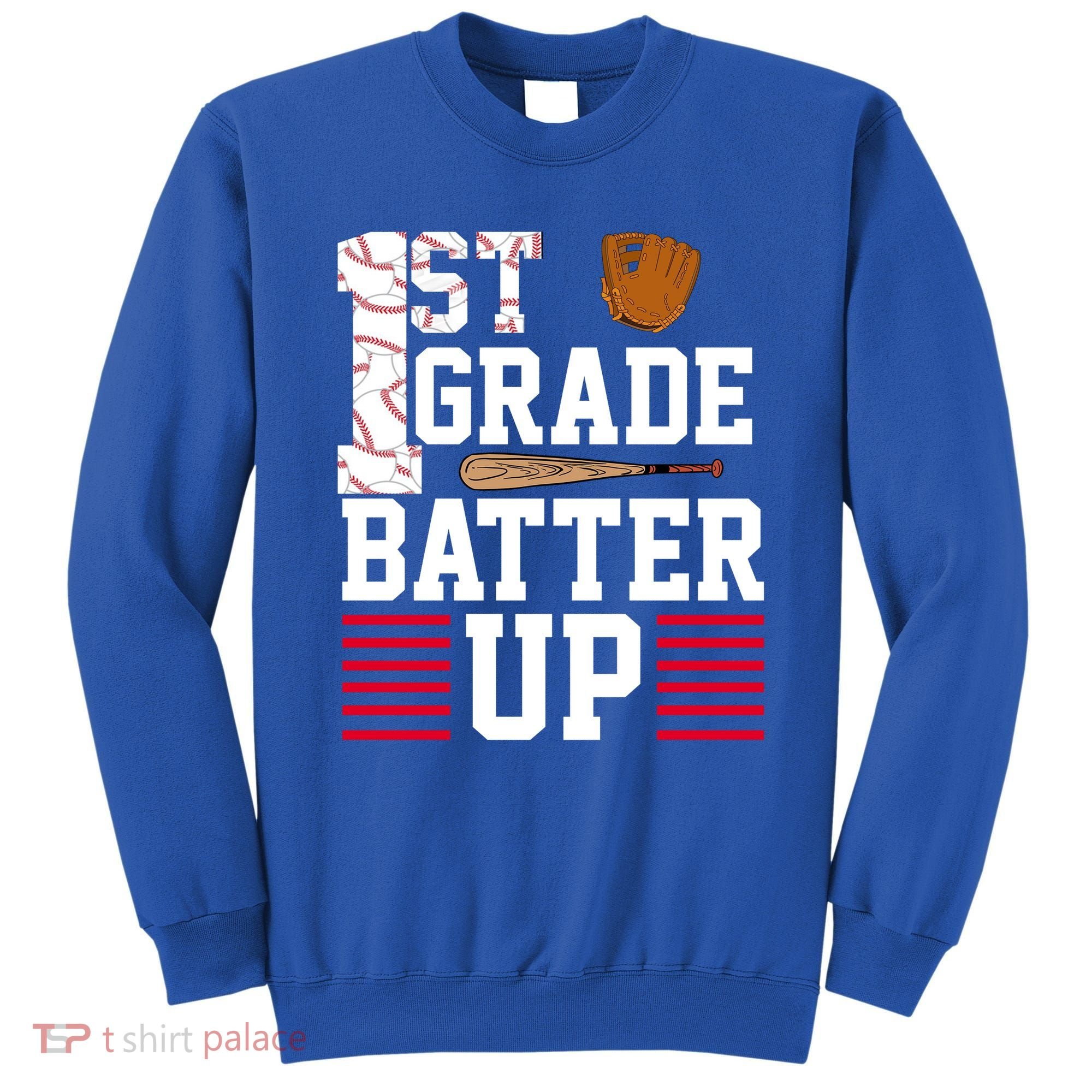 1st Grade Batter Up Sweatshirt