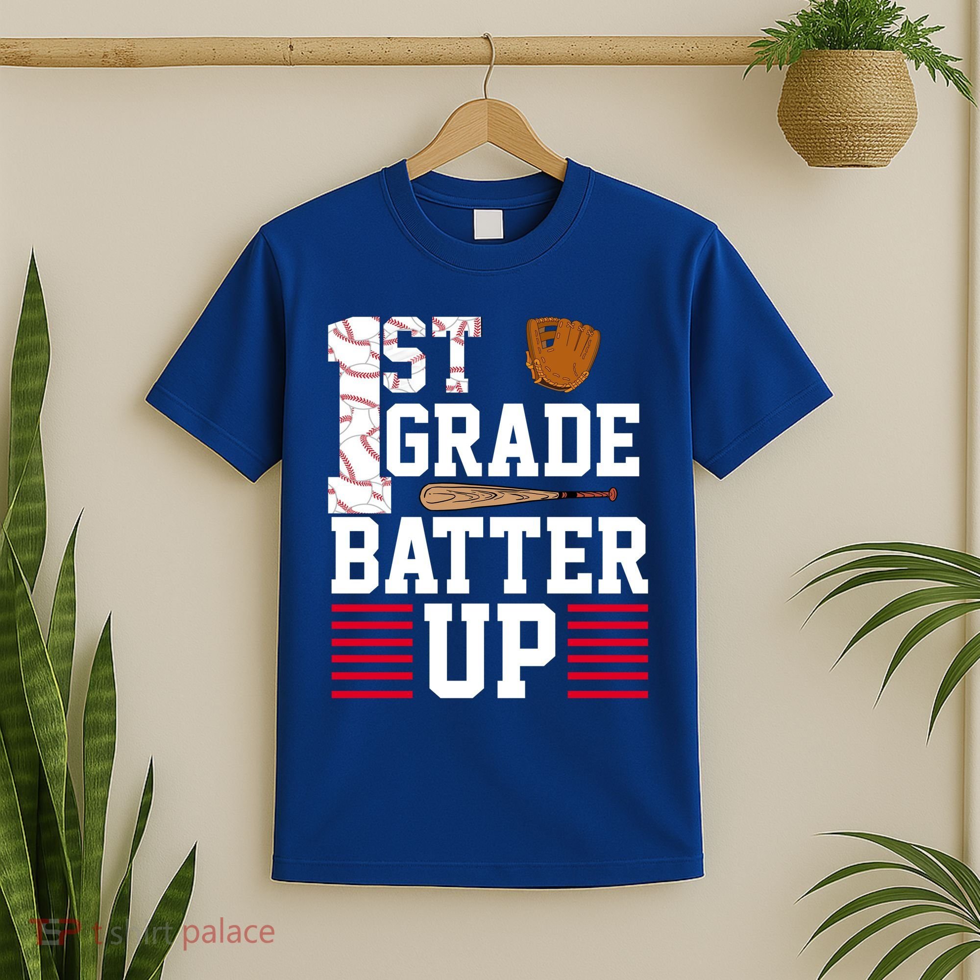 1st Grade Batter Up T-Shirt