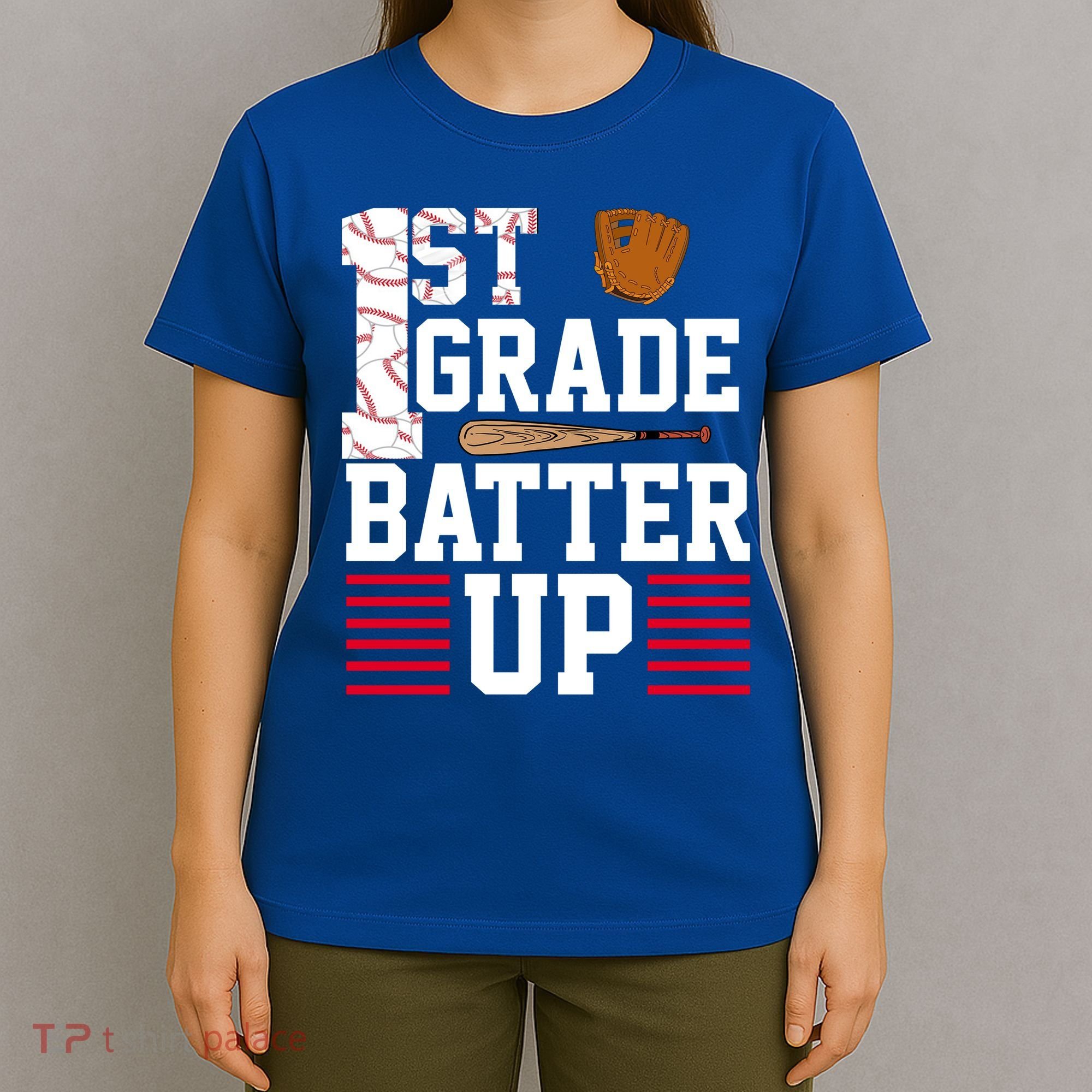 1st Grade Batter Up T-Shirt