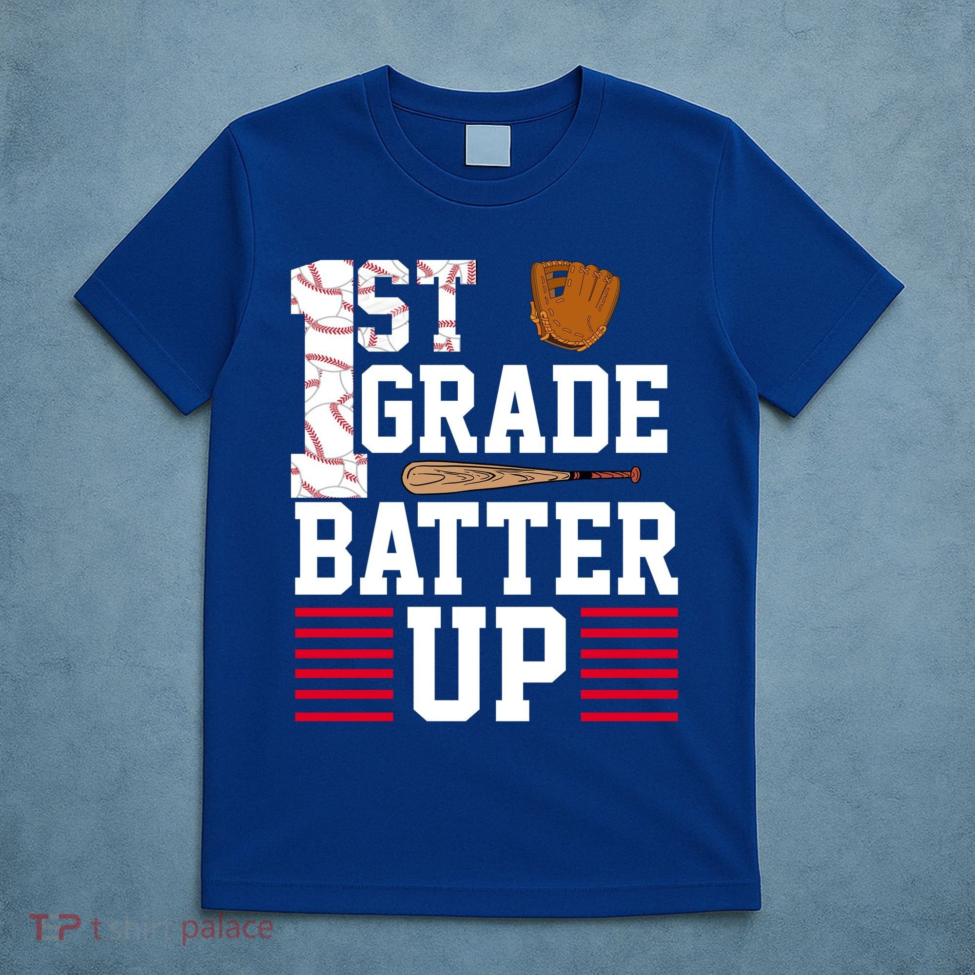 1st Grade Batter Up T-Shirt