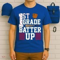 1st Grade Batter Up T-Shirt thumb 6