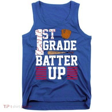 1st Grade Batter Up Tank Top