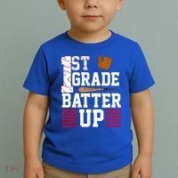 1st Grade Batter Up Toddler T-Shirt thumb 2