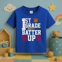 1st Grade Batter Up Toddler T-Shirt thumb 3
