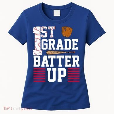 1st Grade Batter Up Women's T-Shirt