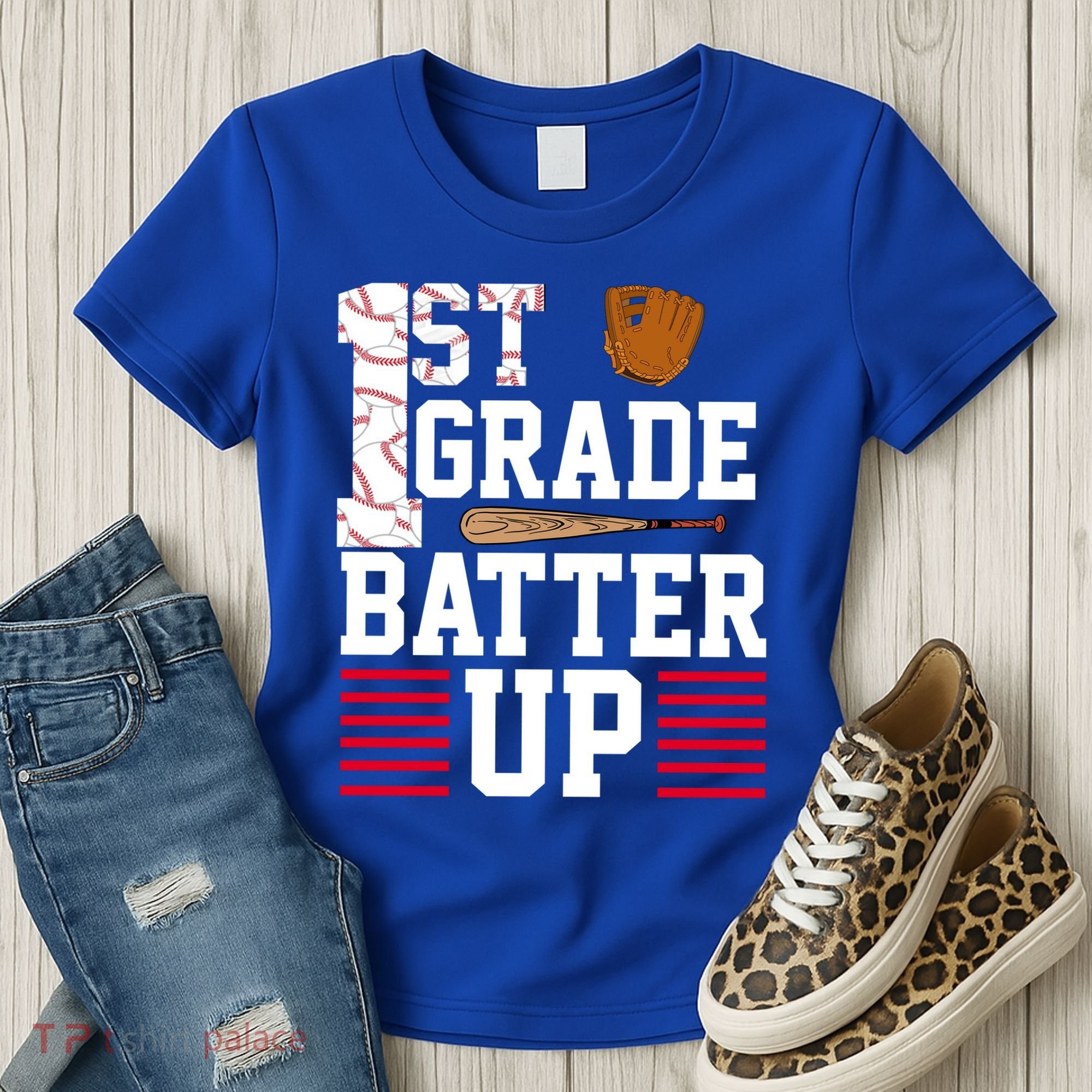 1st Grade Batter Up Women's T-Shirt