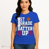 1st Grade Batter Up Women's T-Shirt thumb 4