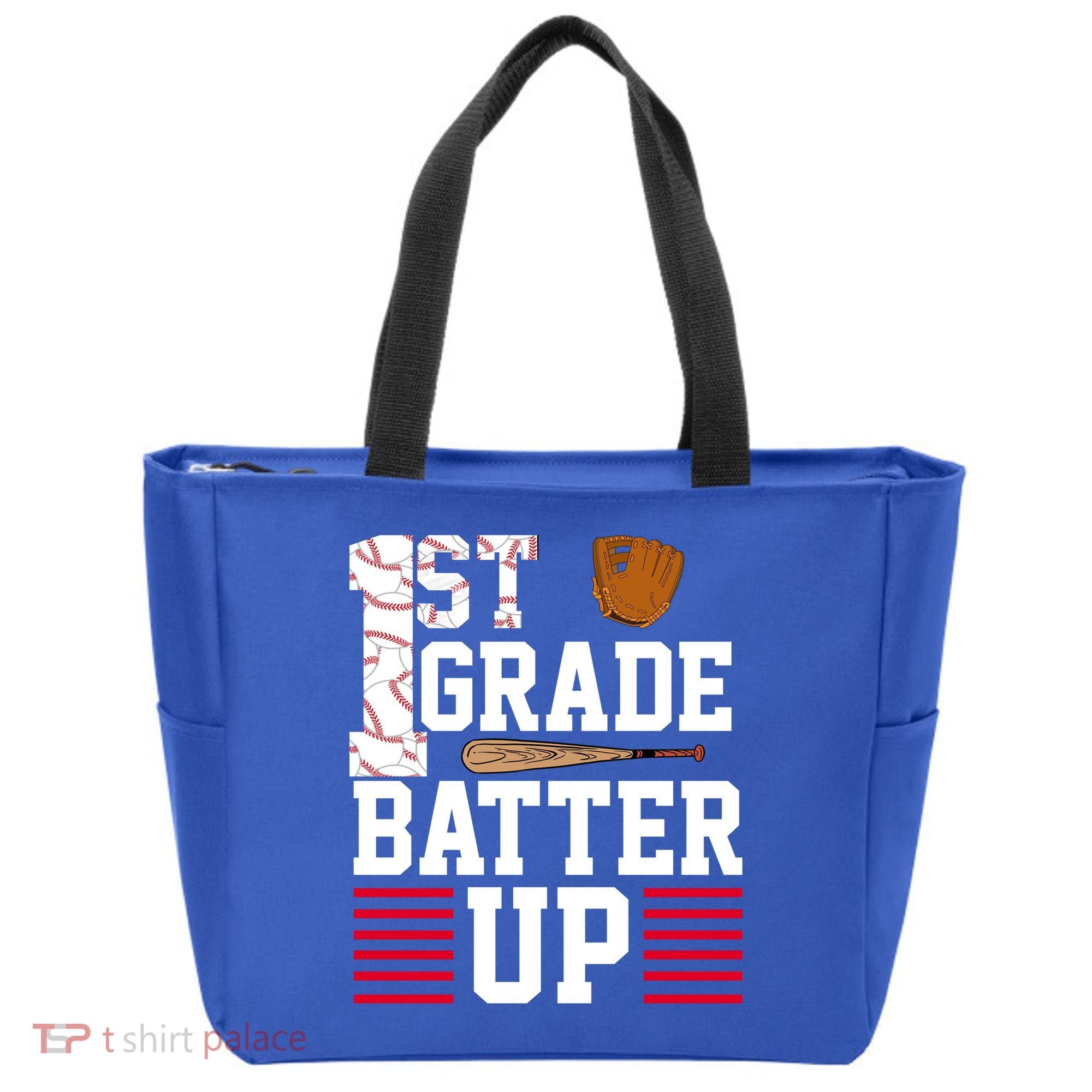 1st Grade Batter Up Tote Bag