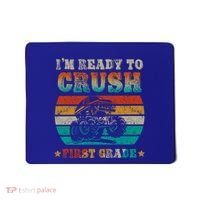 1st Grade Back To School Crush First Grade Monster Truck Boy Cute Gift Mousepad thumb 0