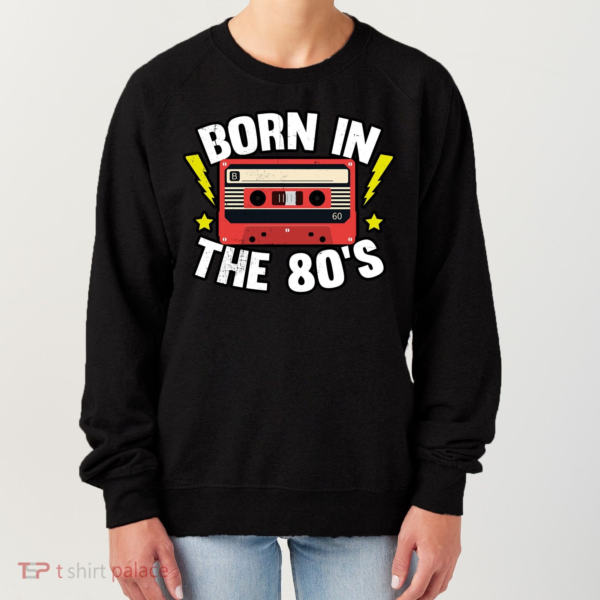 1980 Generation Cassette Retro Party Costume 80S Bro 80S Women's Sweatshirt