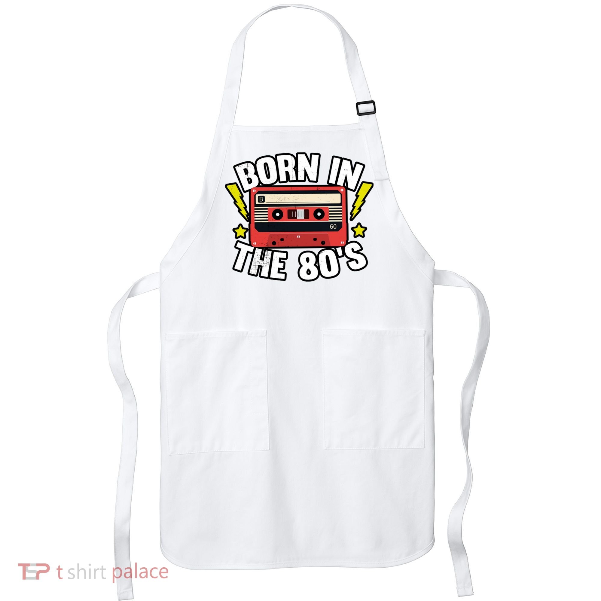1980 Generation Cassette Retro Party Costume 80S Bro 80S Apron